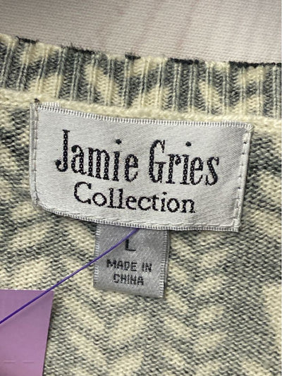 Jamie Gries Women's Size L Black & White Cardigan