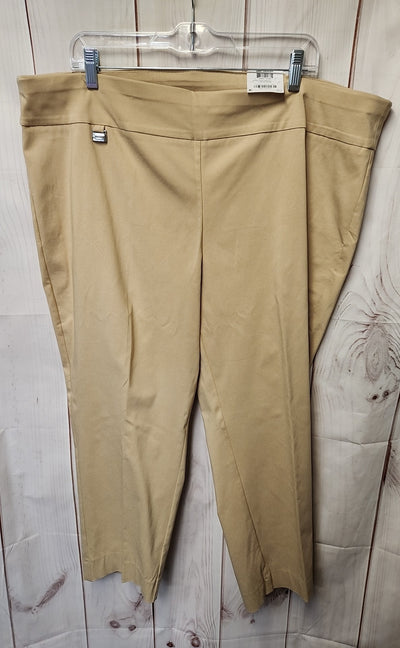 NWT Alfani Women's Size 22 Beige Pants