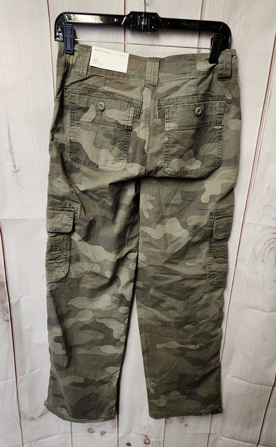 NWT American Eagle Women's Size 000 Green Camo Pants Baggy Jogger