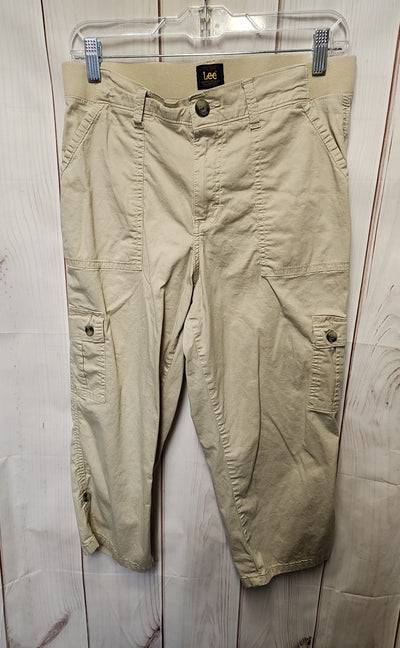 Lee Women's Size 8 Beige Capris