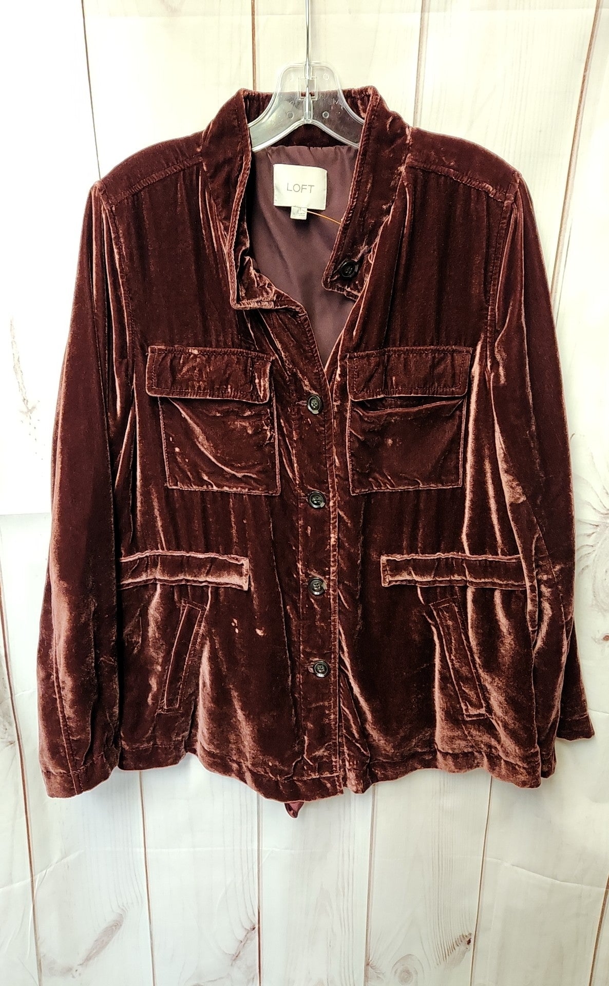 Loft Women's Size M Purple Jacket