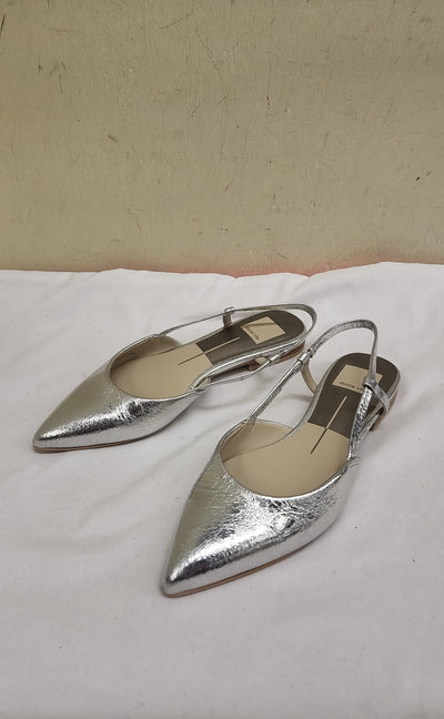 Dolce Vita Women's Size 5-1/2 Silver Flats Shoes