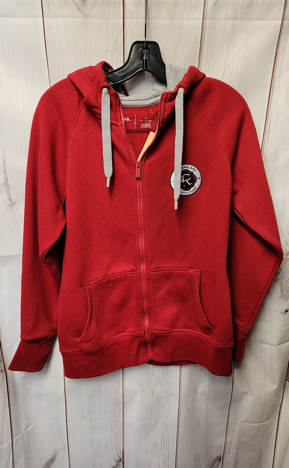Antigua Men's Size M Red Full Zip Hooded Sweatshirt