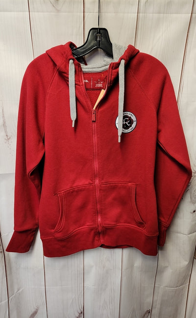 Antigua Men's Size M Red Full Zip Hooded Sweatshirt