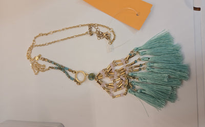 Gold Tassle Necklace