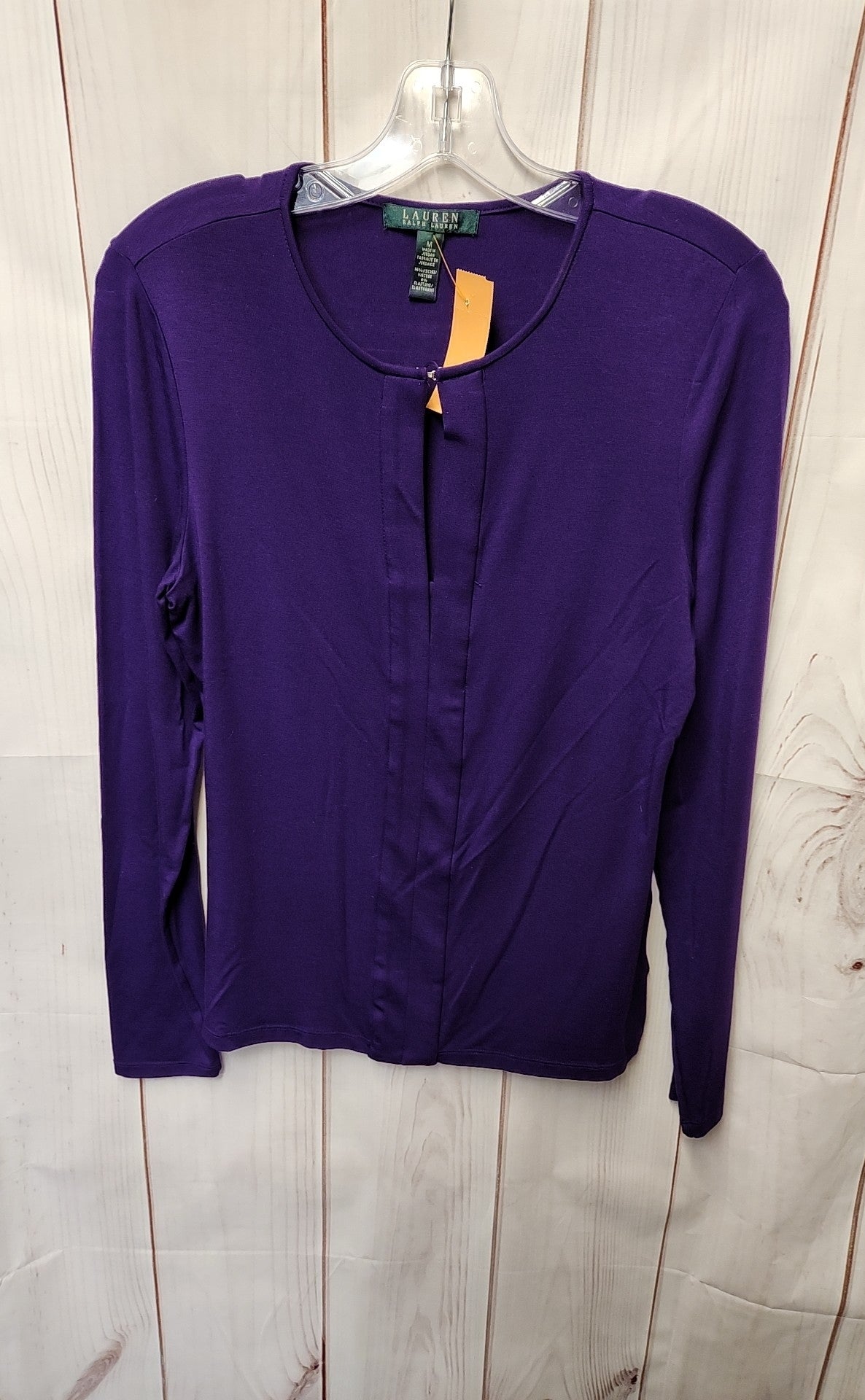 Lauren by Ralph Lauren Women's Size M Purple Long Sleeve Top