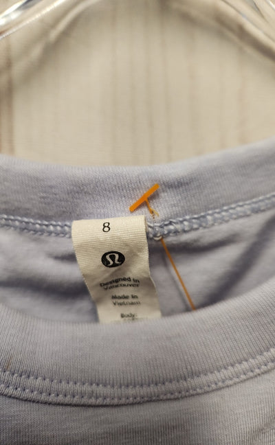 Lululemon Women's Size 8 Light Blue Short Sleeve Top