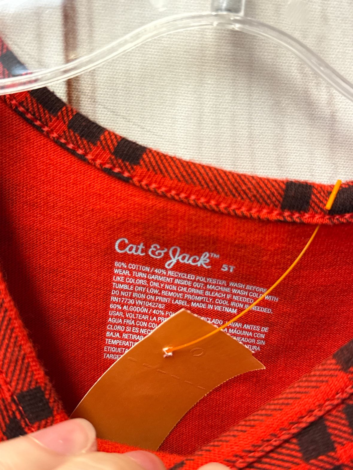 Cat & Jack Girl's Size 5 Red Dress