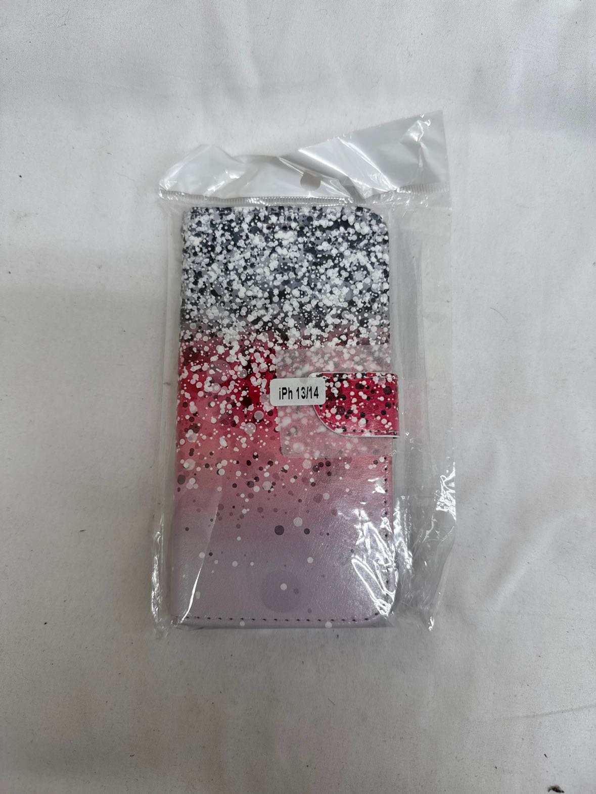 iPhone 13/14 Gray & Pink Cell Phone Holder