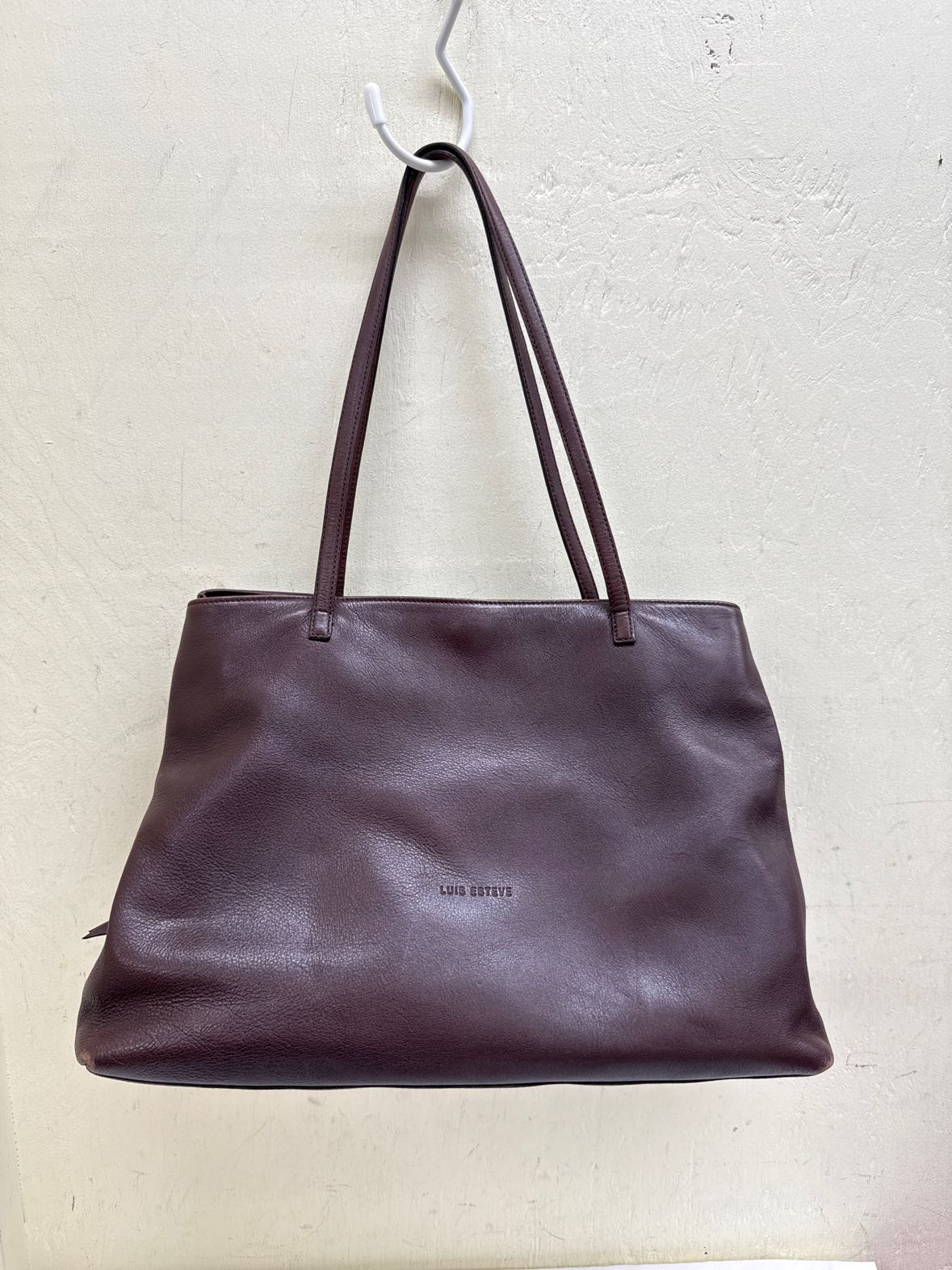 Luis Esteve Brown Leather Purse Bag