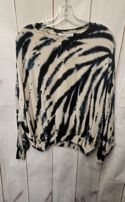 Young Fabulous & Broke Women's Size XS Blue & Brown Sweatshirt