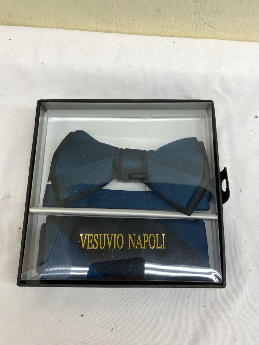 NIB Vesuvio Napoli Blue Necktie