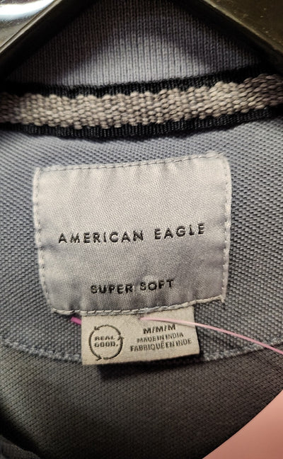 American Eagle Men's Size M Gray Shirt