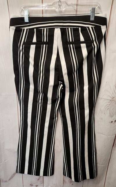 INC Women's Size 14 Petite White & Black Pants
