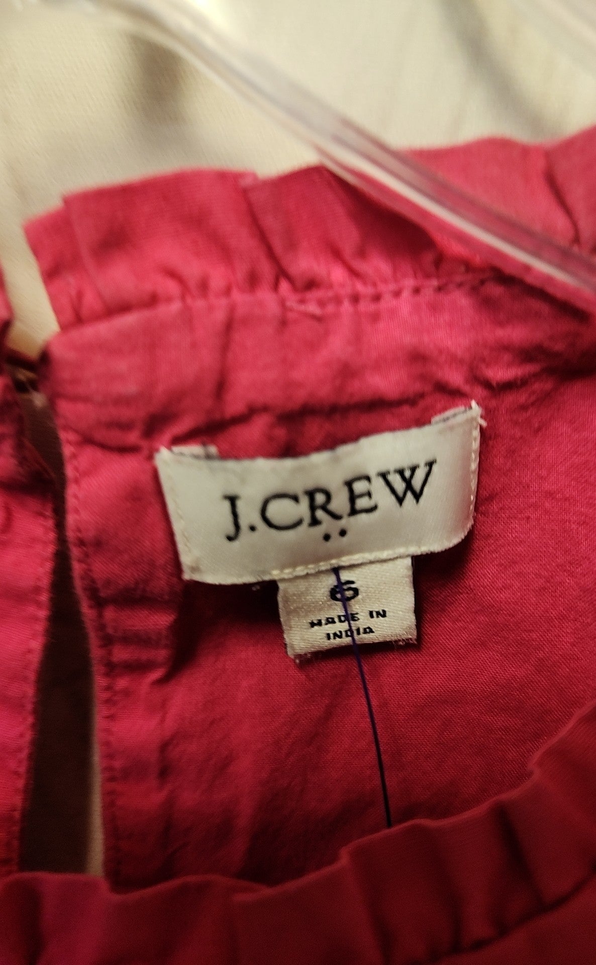 J Crew Women's Size 6 Pink Dress
