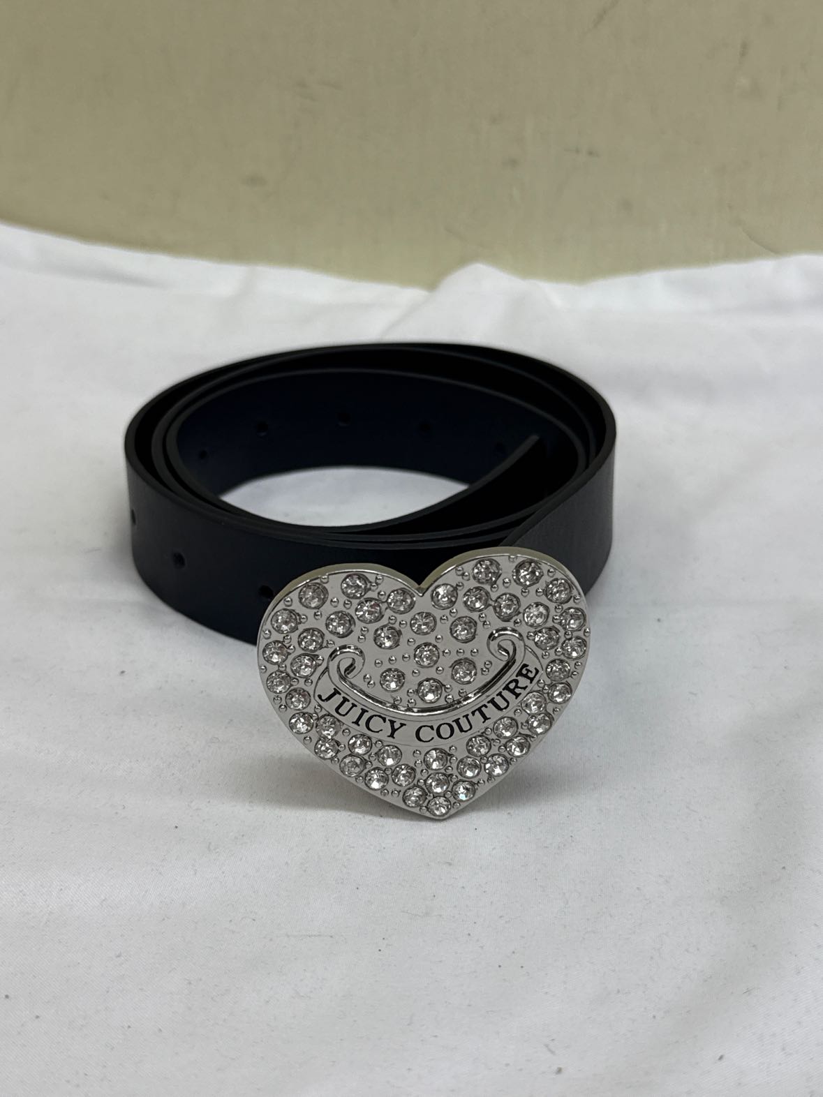 Juicy Couture Size L Black Belt