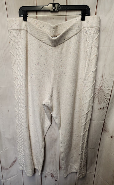 Old Navy Women's Size XXL White Sweatpants