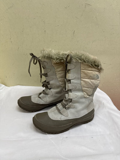 North Face Women's Size 6 White Boots Shoes