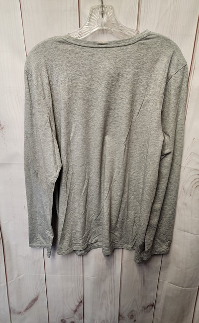 Pure Jill Women's Size XL Gray Long Sleeve Top