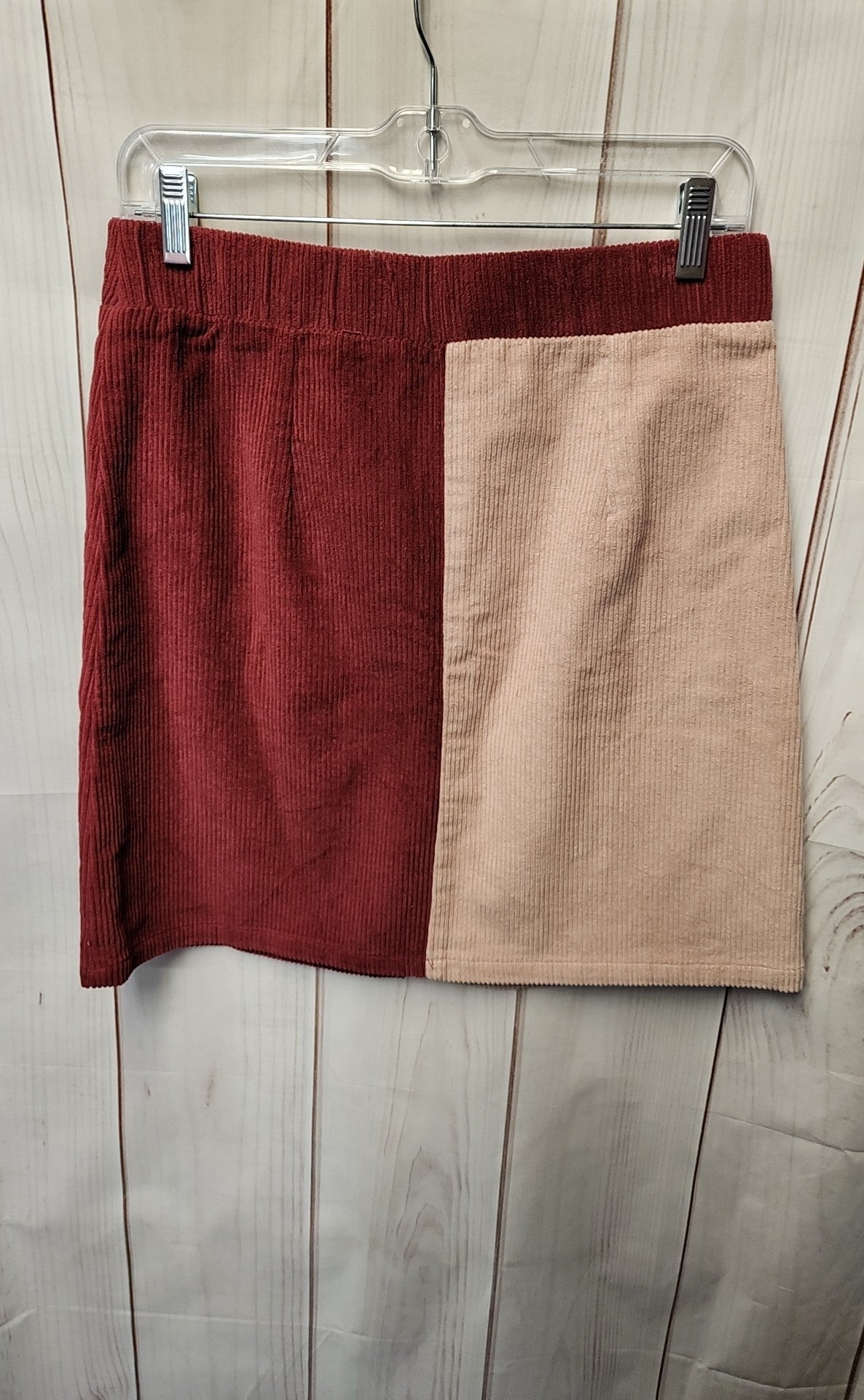 Skies are Blue Women's Size M Pink Corduroy Skirt