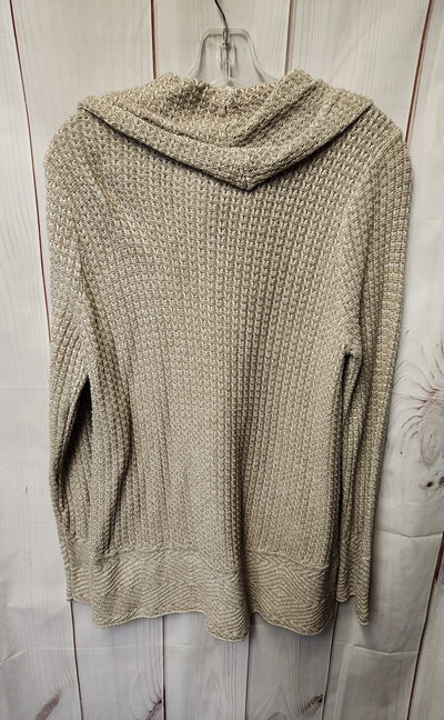 Eight Eight Eight Women's Size L Beige Sweater