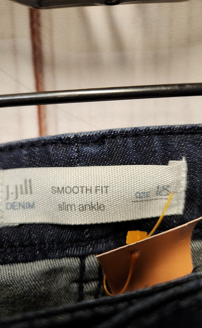 NWT J Jill Women's Size 34 (18/1X) Blue Jeans Authentic Fit Slim Ankle