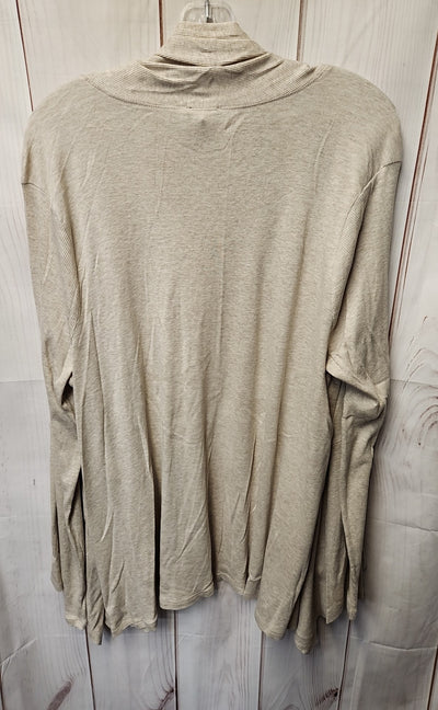 Talbots Women's Size 2X Beige Cardigan