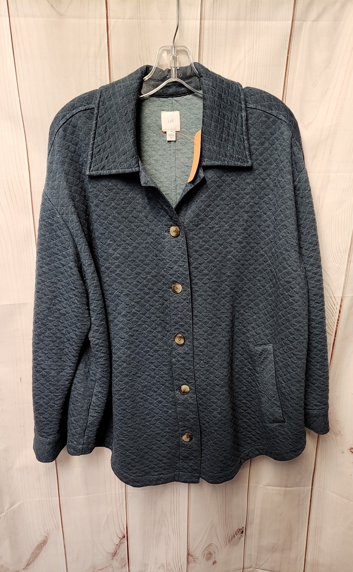 J Jill Women's Size XL Teal Jacket