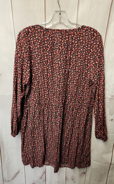 Loft Women's Size M Petite Pink Floral Dress