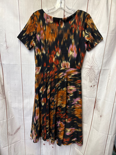 Luxe by Carmen Marc Valvo Women's Size 6 Black & Brown Dress