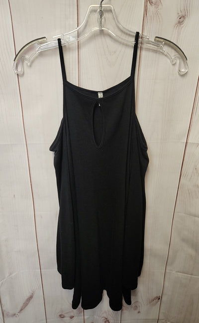 Lanston Women's Size XS Black Cold Shoulder Top