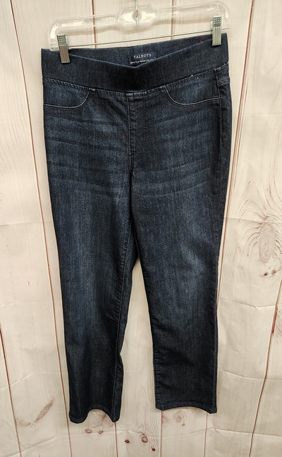 Talbots Women's Size 6 Petite Blue Jeans Pull-on Sculpt Straight