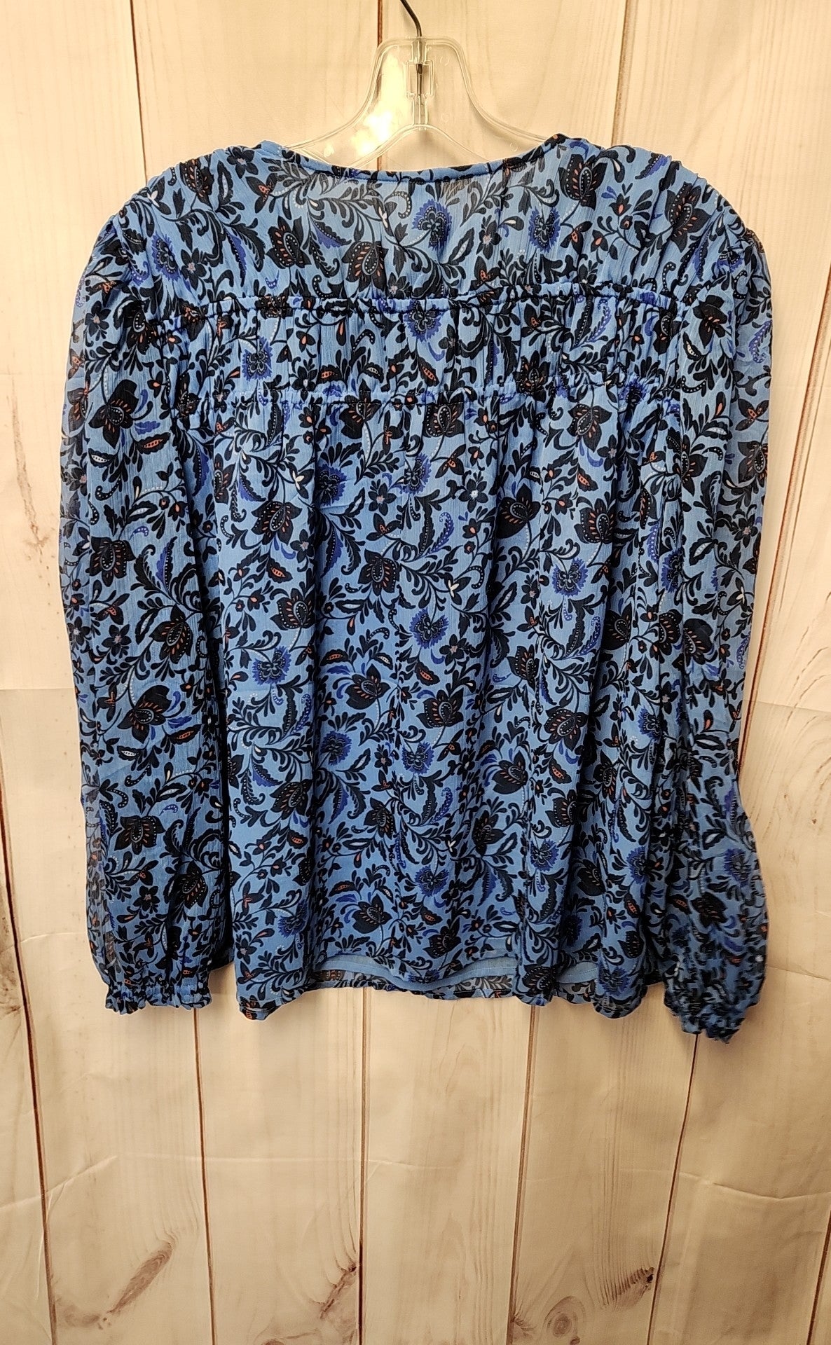 NWT Old Navy Women's Size M Blue 3/4 Sleeve Top