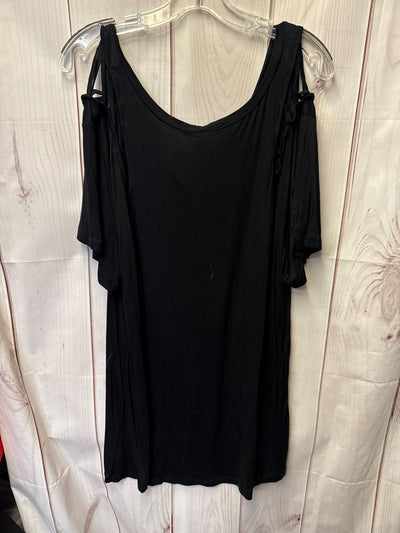 Splash Women's Size 3X Black Cold Shoulder Top