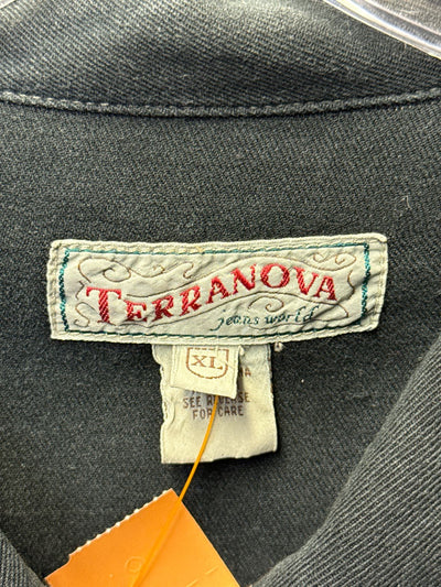 Terranova Men's Size XL Black Shacket