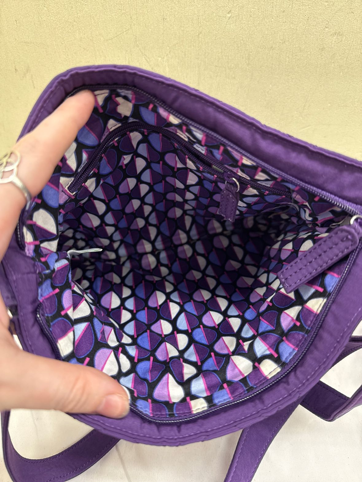Vera Bradley Purple Purse Bag