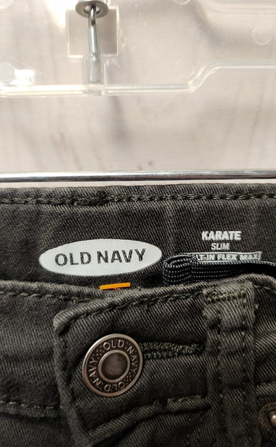 Old Navy Boy's Size 5 Gray Pants Karate Slim