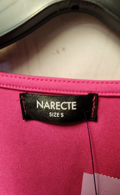 Narecte Women's Size S Pink Short Sleeve Top