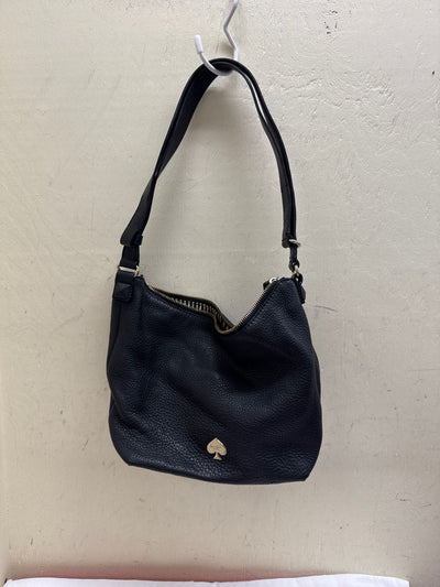 Kate Spade Black Leather Purse Bag AS IS - wear