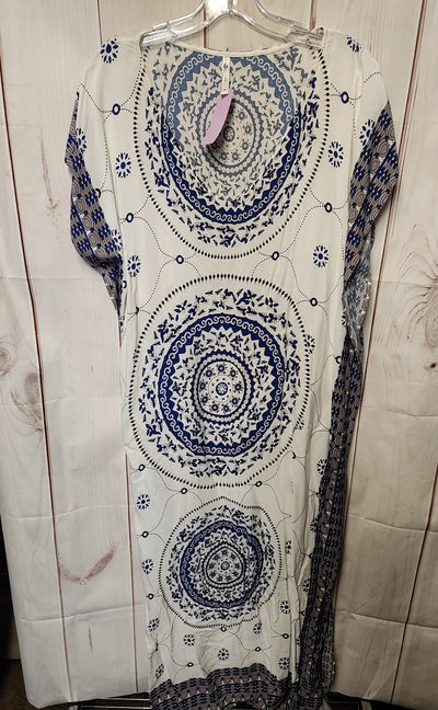 Cupshe Women's Size One Size White & Blue Cover-Up