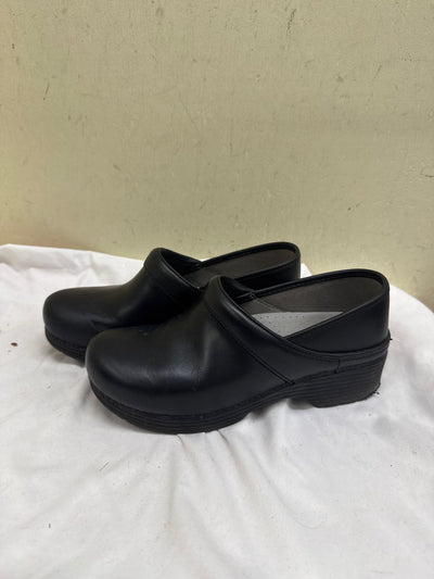 Dansko Women's Size 39 = 8-1/2 Black Clogs Shoes