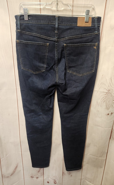 Madewell Women's Size 30 (9-10) Blue Jeans 9" High Rise Skinny