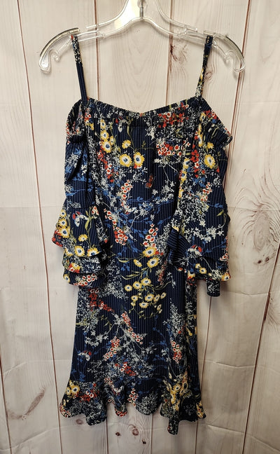 Gabby Skye Women's Size 12 Navy Floral Dress