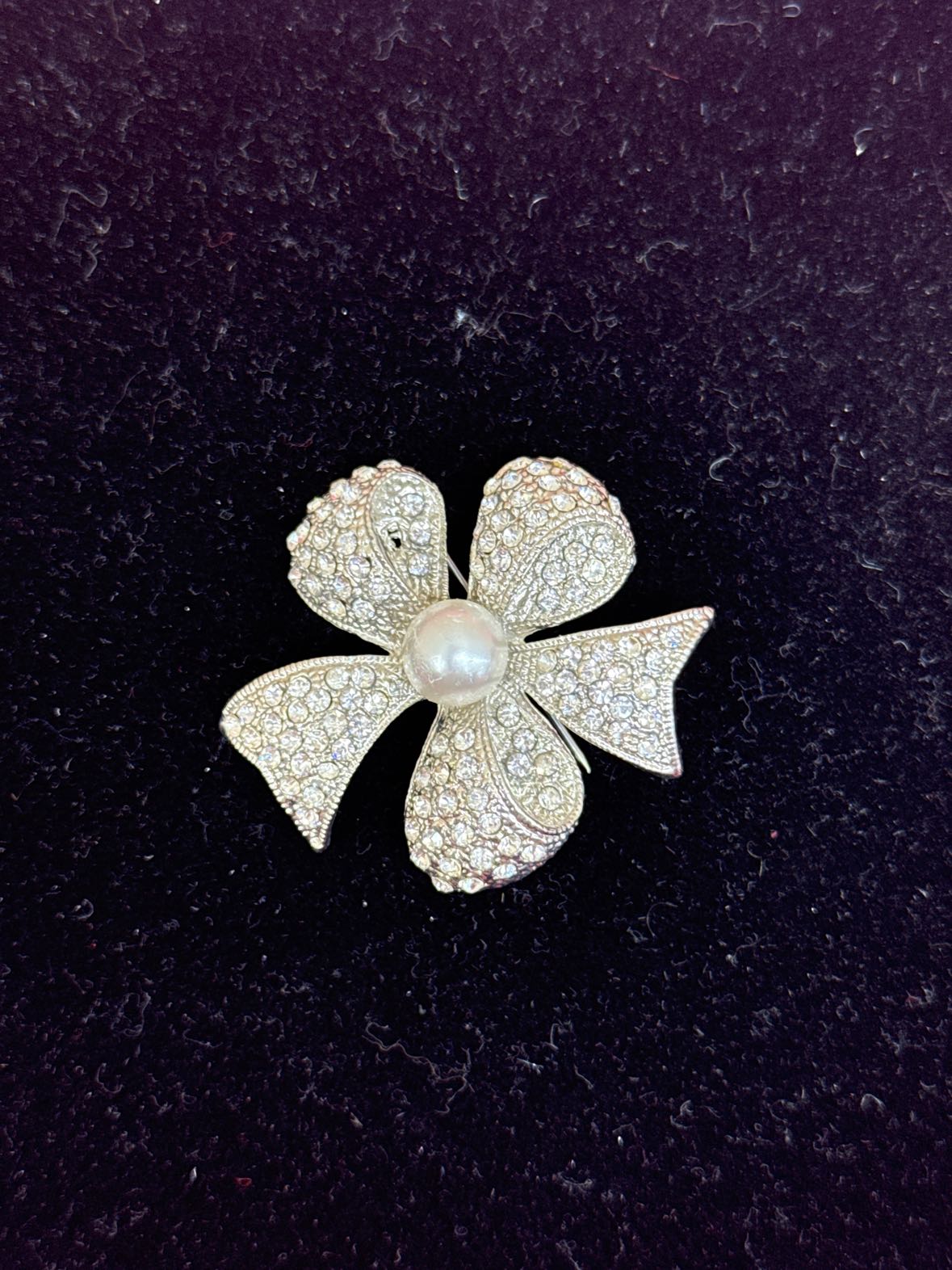 Top It Off Silver Brooch Pin