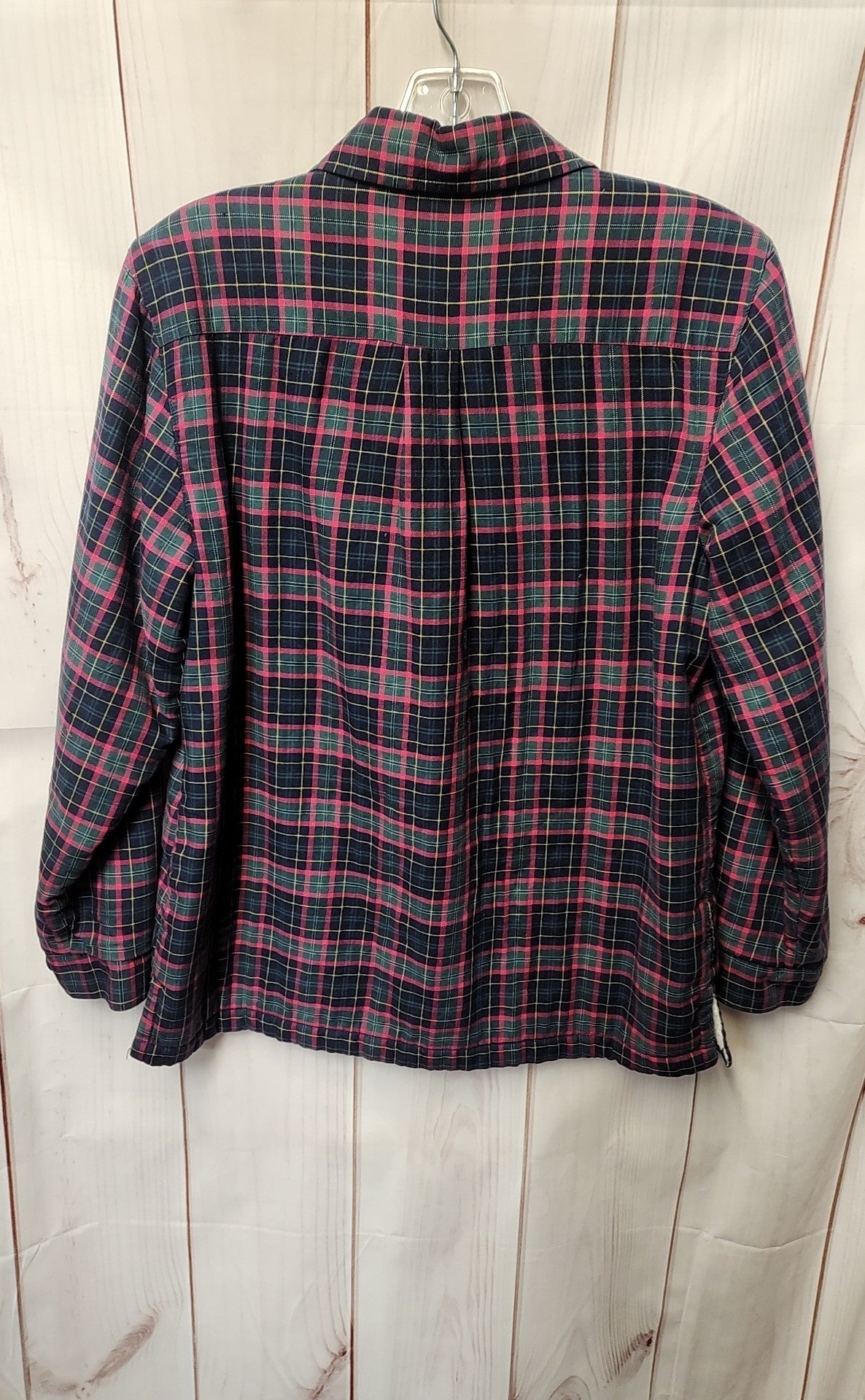 LL Bean Women's Size XS Blue & Pink Shacket