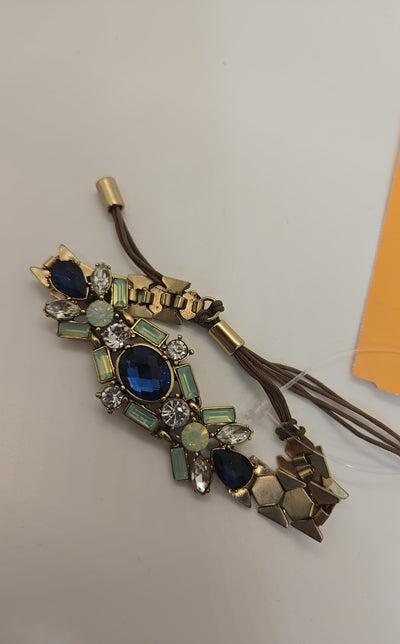 Blue Rhinestone Bracelet