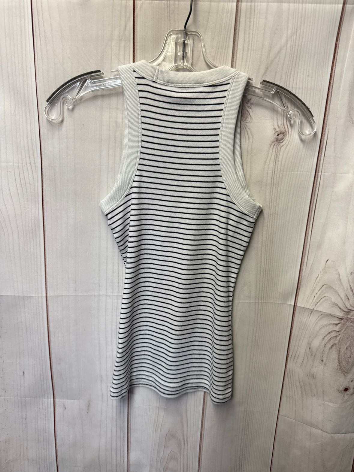 Simply Vera Women's Size S White & Black Sleeveless Top