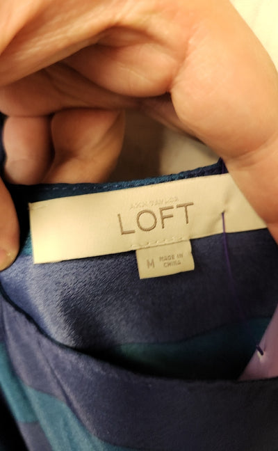 Loft Women's Size M Blue Dress