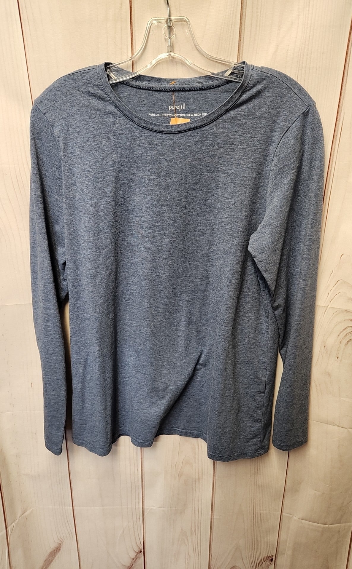 Pure Jill Women's Size M Blue Long Sleeve Top