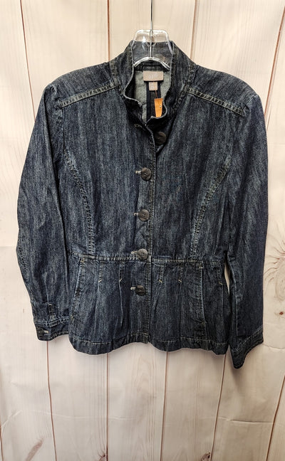 J Jill Women's Size 8 Petite Blue Jacket